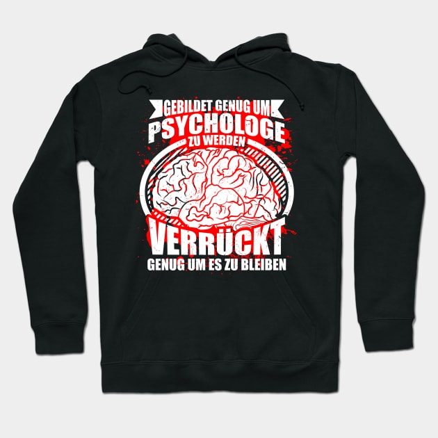Psychology Student Gift Bachelor Master Hoodie by QQdesigns